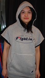 FS108GR Fighting Sports Terry Sleeveless Hoody - Grey